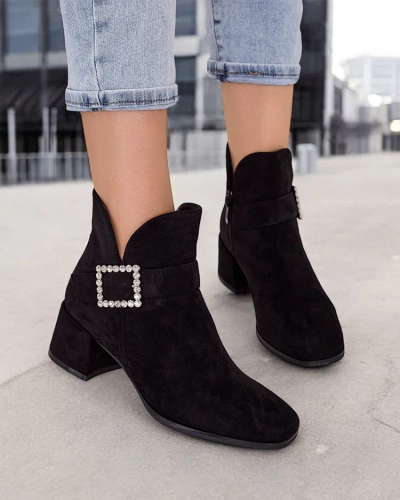Bottines pour femmes Royalfashion à talon bas Vetti