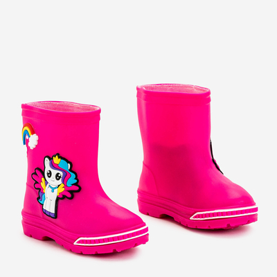 Bottes de pluie fuchsia pour filles Uncon - Footwear