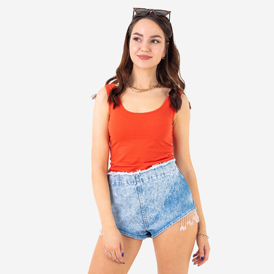 Débardeur femme rouge - Vêtement