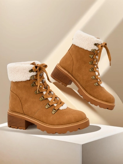 Royalfashion Bottes trapper pour femmes Sawoli