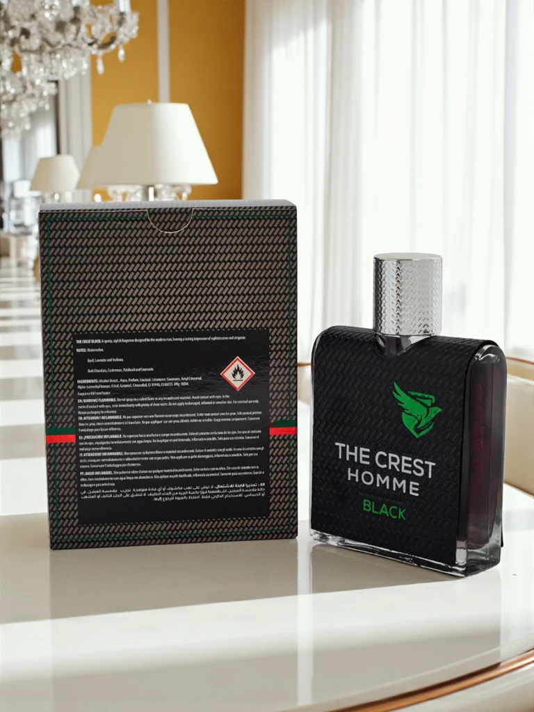 Inspirée de l'eau de parfum pour homme The Crest Homme Black