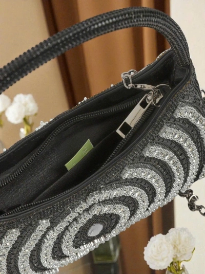 Royalfashion Pochette pour femme avec zircons Sova Glint