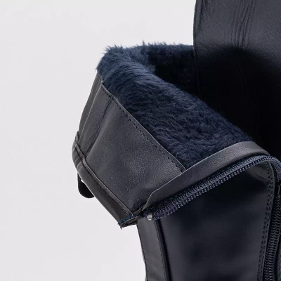 OUTLET Bottines femme bleu marine sur le poteau Elisha - Chaussures