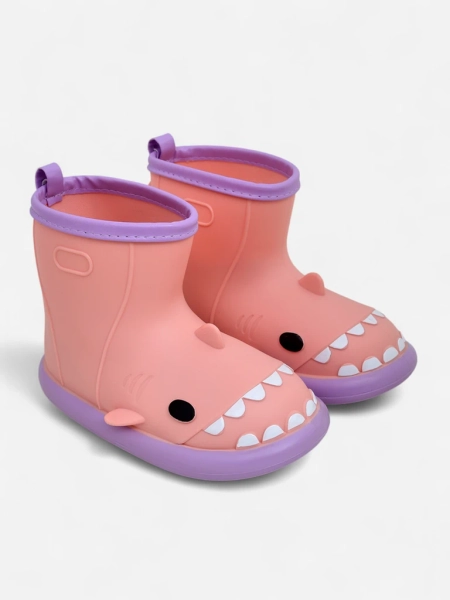 Royalfashion Bottes en caoutchouc pour enfants Shark Shark