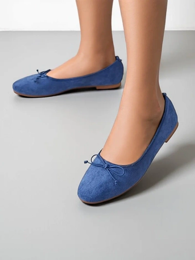 Royalfashion Ballerines pour femmes avec un nœud Zaame