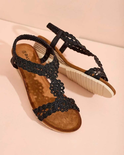 Royalfashion Sandales pour femmes à la tige subtile Millis