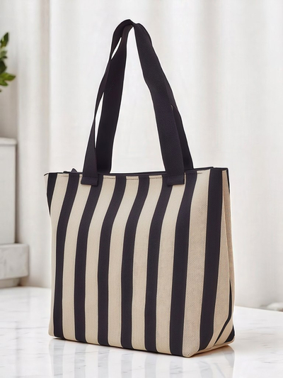 Royalfashion Sac en tissu rayé quotidien