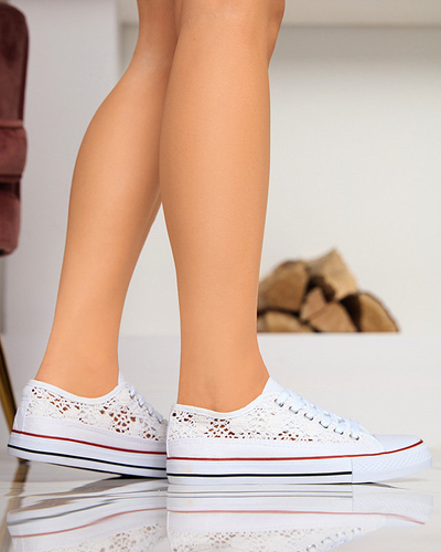 Baskets blanches ajourées pour femme Tareni - Footwear