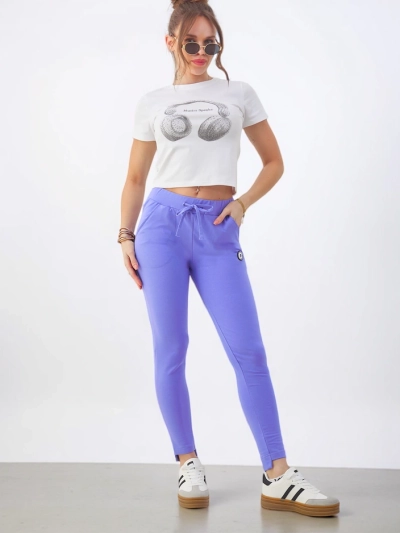 Royalfashion Pantalons de survêtement en coton pour femmes