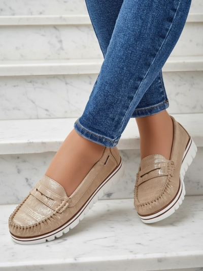 Mocassins en suède éco Royalfashion pour femmes Bellisse
