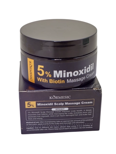 Crème de massage du cuir chevelu Kormesic avec biotine – stimule la croissance des cheveux
