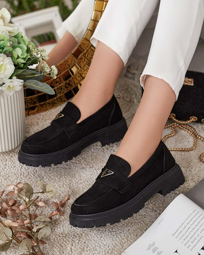 Élégantes Chaussures pour Femmes Nera en Cuir Écologique