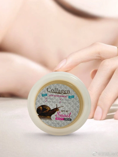 Crème éclaircissante pour le visage au collagène et SPF4