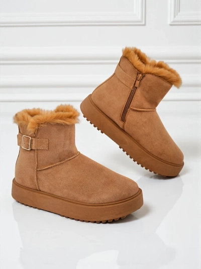 Royalfashion Bottes courtes de style bottes de neige pour femmes Aurelia Classico