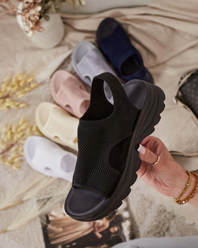 Royalfashion Sandales pour femmes avec tige Viss