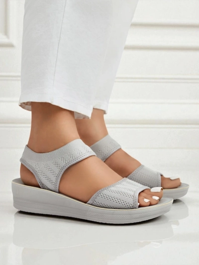 Royalfashion Sandales pour femmes avec semelle épaisse Viva Flex II
