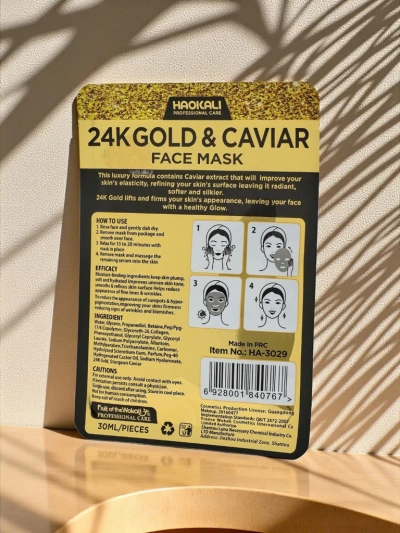 Aurora Aurelia Masque Facial Or au Cav...