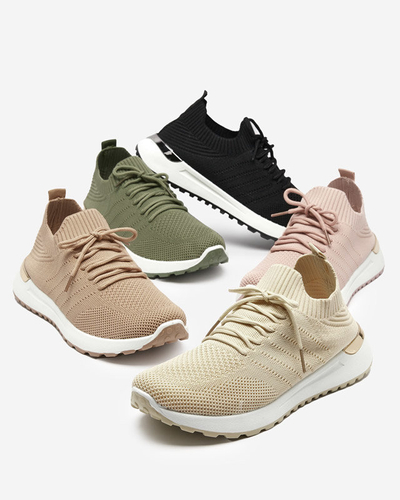 OUTLET Baskets tressées noires pour femme Erina - Footwear