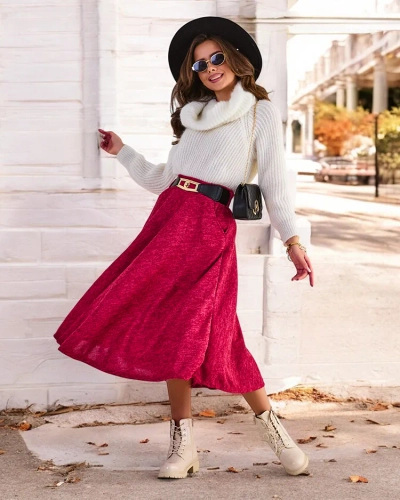 Jupe midi femme Royalfashion