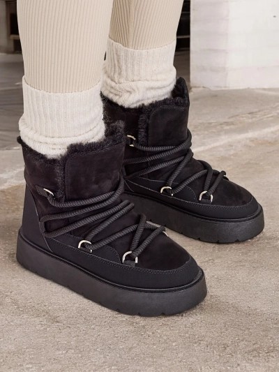 Bottes de neige à lacets pour femmes Royalfashion Liloz
