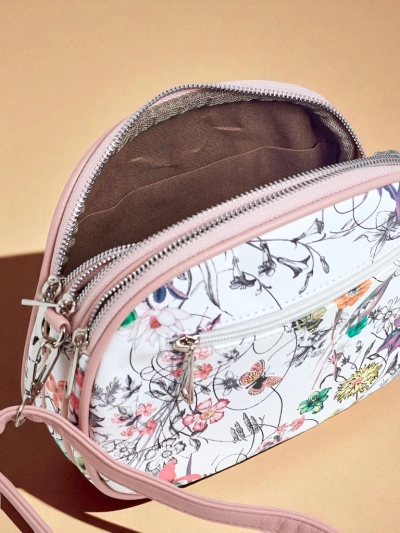 Royalfashion Petit sac à main pour femme en cuir écologique Floriana