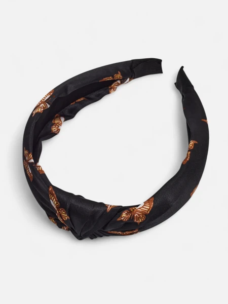 Royalfashion Bandeau pour cheveux à carreaux avec papillons Butterfly Weave