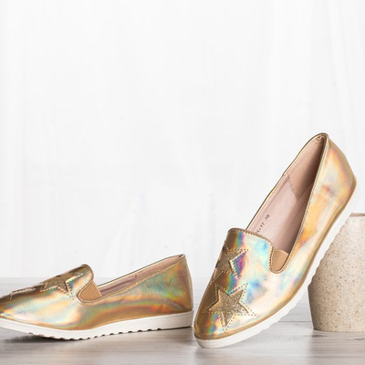 Slip doré avec étoiles Jovi - Chaussures