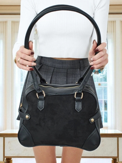 Sac à main shopper pour femme en cuir écologique Erelle