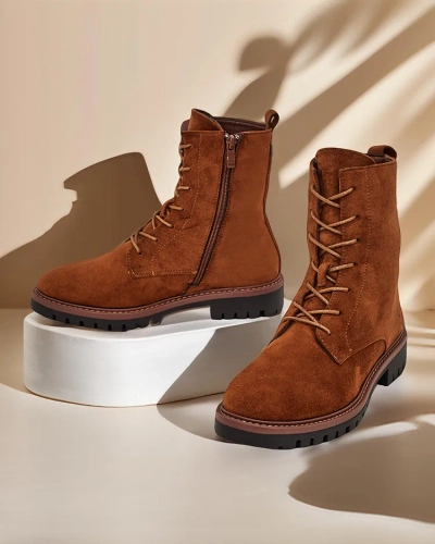 Bottines à lacets pour femmes Royalfashion Gosop
