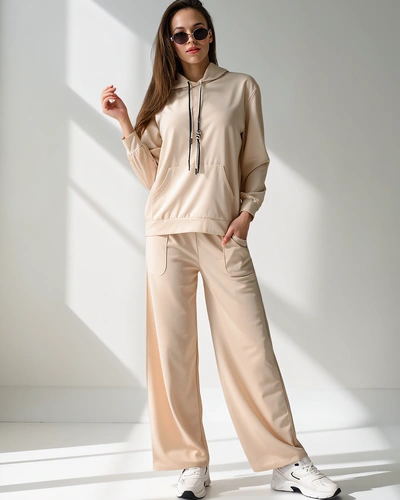 Royalfashion Ensemble décontracté en viscose pour femmes