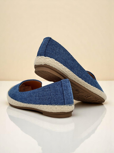 Espadrilles en daim écologique pour femmes Royalfashion Bombei