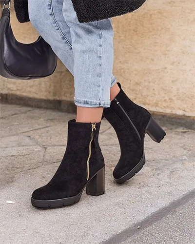 Bottines de cheville pour femmes Royalfashion sur un poteau Igges