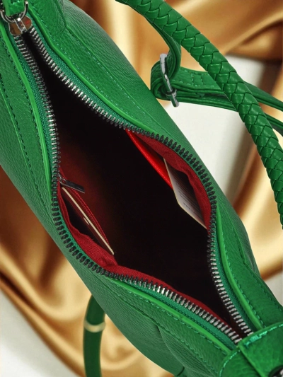 Royalfashion Petit sac à main pour femme en cuir écologique avec sangle décorative Lacquea