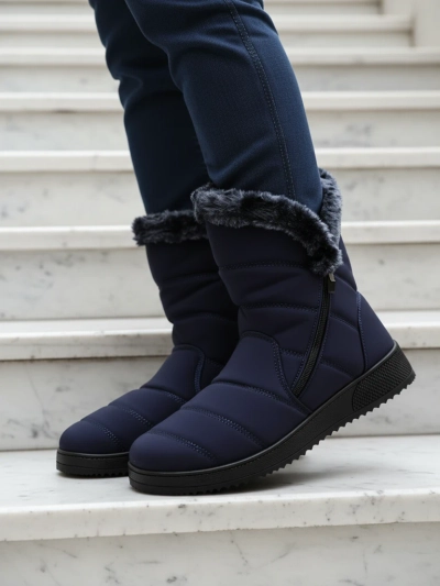 Chaussures de style botte neige pour femmes Royalfashion Baccinis