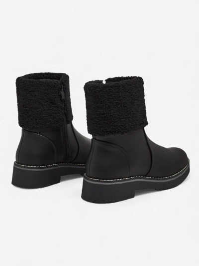Bottines pour Femmes Luna Noires en Cuir Élégantes pour l'Hiver