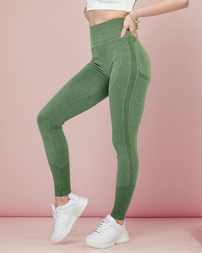 Royalfashion Leggings côtelés pour femme