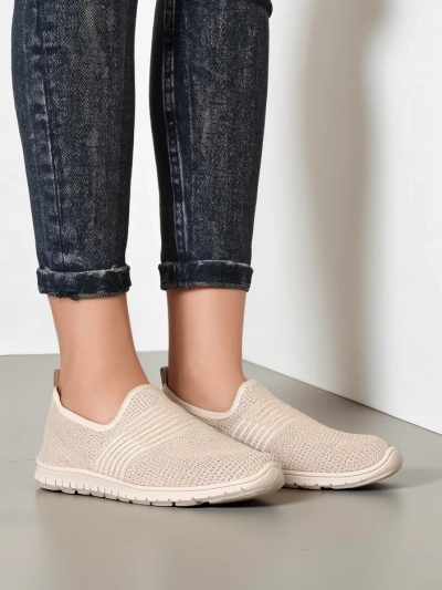 Royalfashion Chaussures de sport à enfiler pour femmes Ollabes
