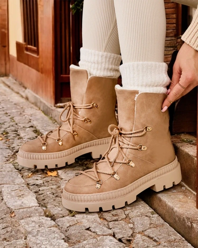 Bottes de neige à lacets pour femmes Royalfashion Lorii