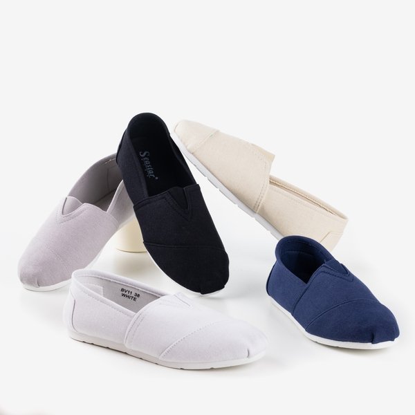 OUTLET Baskets slip-on femme bleu marine Slavarina - Footwear