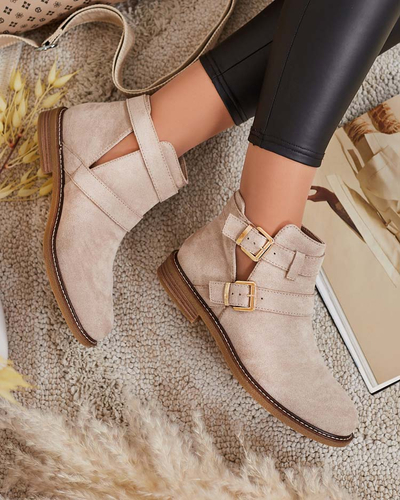Royalfashion Bottes à découpes Geronsa pour femme