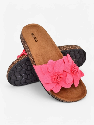 Sandales Royalfashion pour femmes avec fleurs Foules