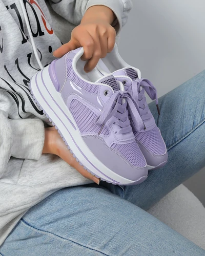 Royalfashion Baskets plateforme sportives pour femmes Revided