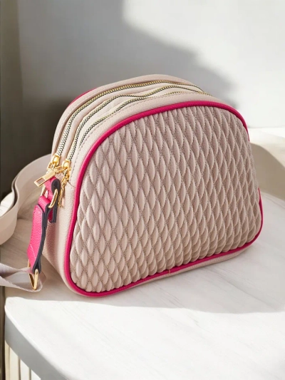 Royalfashion Petit sac à main pour femmes en éco-cuir avec embossage