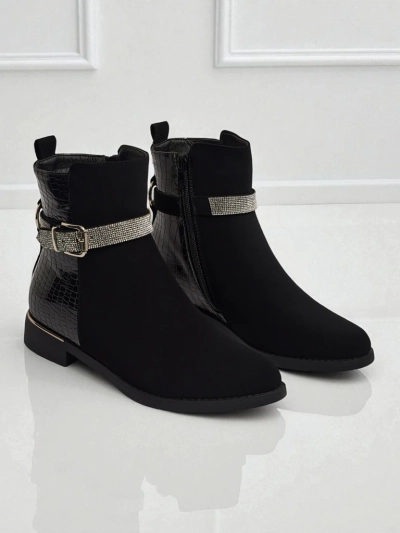 Bottines montantes pour femmes en cuir écologique Arasse