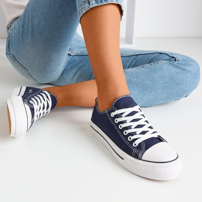 Baskets Habena bleu marine pour femmes - Footwear