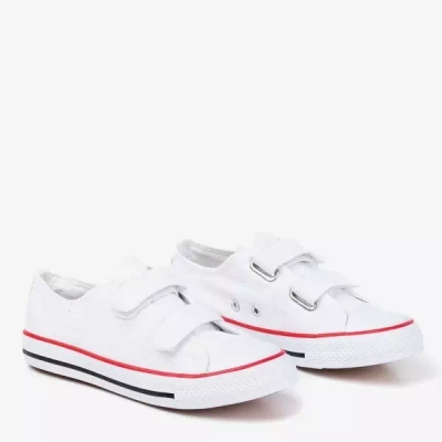 OUTLET Baskets enfant Pueritia blanches - Chaussures