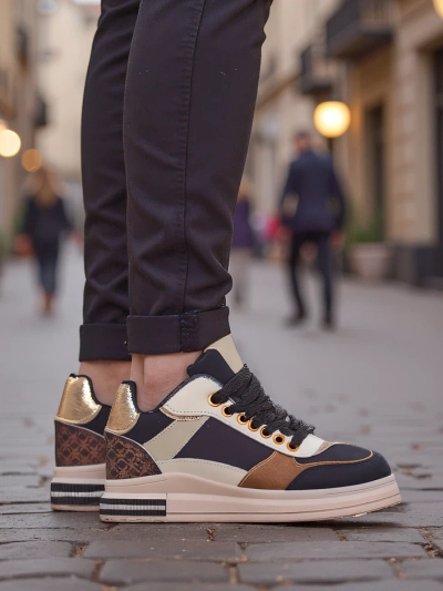 Royalfashion Baskets compensées pour femmes Zerron