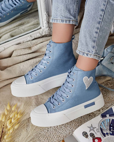 Royalfashion Baskets hautes Tris pour femme