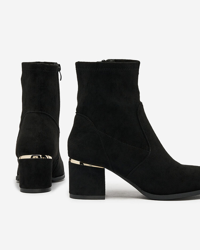 Royalfashion Bottes basses à talon aiguille pour femmes Rejerra