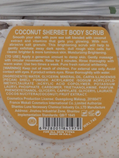 Gommage corporel au coco 350ml